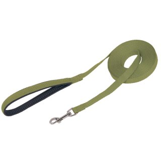 Schleppleine flach grün L: 1000 cm, B: 15 mm