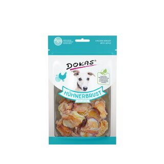 Dokas Hunde Snack Hühnerbrustfilet mit Apfel 70 g
