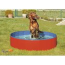 Karlie Hundepool Doggy Pool 80x20 cm rot-blau