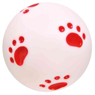 Trixie Hundespielzeug Ball mit Pfotenprägung