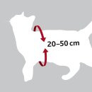 Auto-Sicherheitsgeschirr für Katzen rot 20-50 cm/15 mm