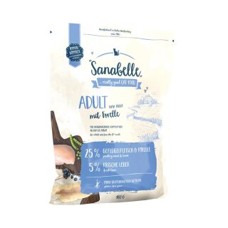 Sanabelle Adult mit Forelle