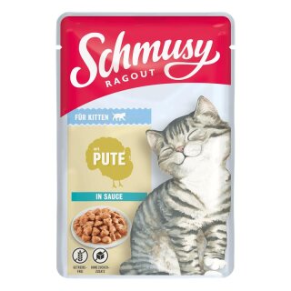 Schmusy Ragout Kitten mit Pute in Sauce 100 g