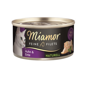 Miamor Feine Filets Naturell Huhn & Ente 80 g