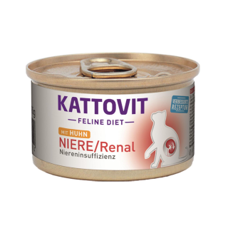 Kattovit Feline Diet Niere / Renal Huhn - bei Niereninsuffizienz 85 g