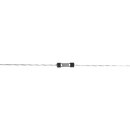 Litzenverbinder Litzclip, 3mm,gerade, Edelstahl,10 Stück
