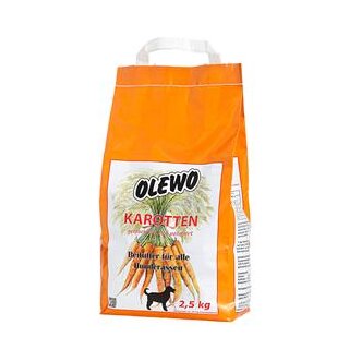 Olewo Karotten-Pellets für Hunde 2,5 kg