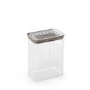 Snackbox Tosca 2,2l transparent/braun15,5x10x19,5cm
