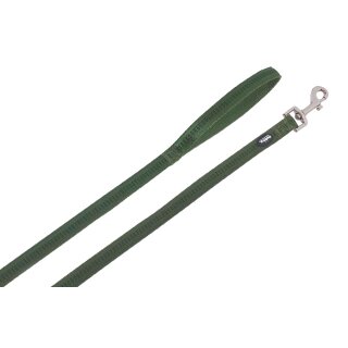 Leine Soft Grip waldgrün L: 120 cm, B: 15 mm