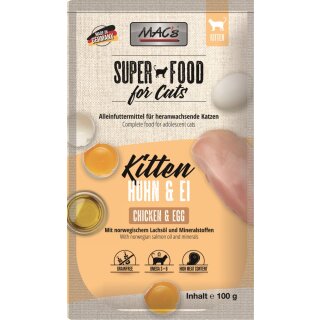 MACs Cat Kitten Huhn + Ei 100g