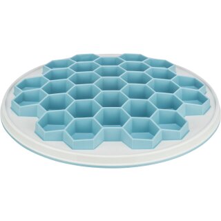 Slow Feeding Platte Hive, Kunststoff/TPR/TPE ø 30 cm, grau/blau