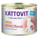 Kattovit Feline Diet Niere/Renal Huhn 185 g
