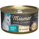 Miamor Dose Feine Filets Huhn + Thunfisch 85 g
