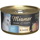 Miamor Dose Feine Filets Thunfisch Pur in Sauce 85g