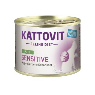 Kattovit Feline Diet Sensitive Pute 185 g