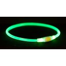 Trixie Flash Leuchtring USB S–M: 40 cm/ø 8 mm, grün