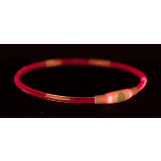 Trixie Flash Leuchtring USB S–M: 40 cm/ø 8 mm, multicolor