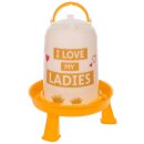 Kunststofftränke mit Motiv Ladies orange 5L