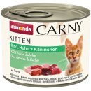 Animonda Cat Dose Carny Kitten Rind, Huhn + Kaninchen 200