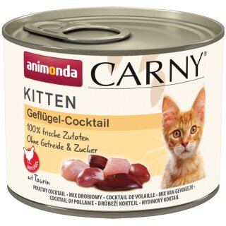Animonda Cat Dose Carny Kitten Geflügel - Cocktail 200g