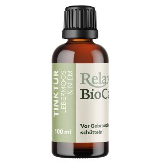 Relax Biocare Pferdeerde Lebermoos & Niem Nachkauftinktur 100 ml