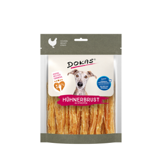 Dokas Hunde Snack Hühnerbrust in Streifen 170g - welfare chicken