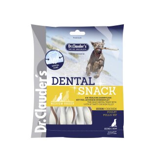 Dr. Clauder´s Hunde Dental Snack Huhn medium breed 170 g