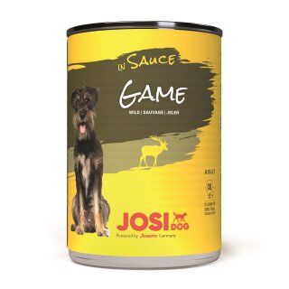 JosiDog Dose Game in Sauce 415g