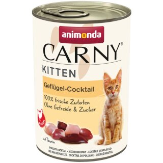 Animonda Cat Dose Carny Kitten Dose Geflügel - Cocktail 400g