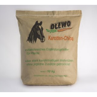 OLEWO Karotten-Chips 10,0 kg Sack