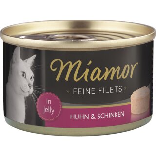 Miamor Feine Filets Huhn &amp; Schinken 100g