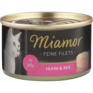 Miamor Feine Filets Huhn &amp; Reis 100g