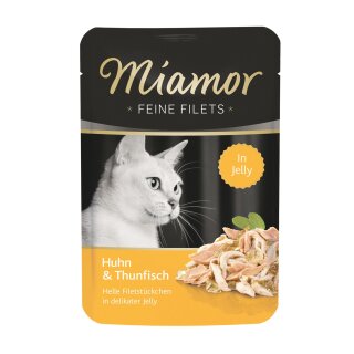 Miamor Feine Filets Huhn &amp; Thunfisch 100g