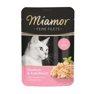 Miamor Feine Filets Thunfisch & Krebs 100 g