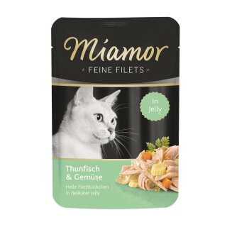 Miamor Feine Filets Thunfisch & Gemüse 100 g