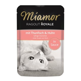 Miamor Ragout Royale Thunfisch &amp; Huhn 100g