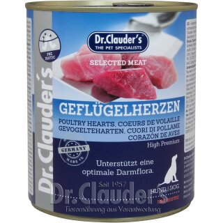 Dr. Clauders Selected Meat Gefl&uuml;gelherzen 800g