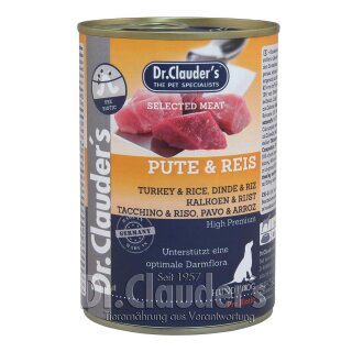 Dr. Clauders Selected Meat Pute & Reis 400g