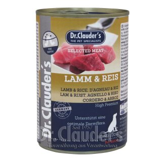 Dr. Clauders Selected Meat Lamm & Reis 400g