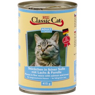 Classic Cat Dose Soße mit Lachs & Forelle 415 g