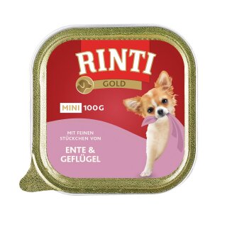 Rinti Gold mini Ente &amp; Gefl&uuml;gel 100g