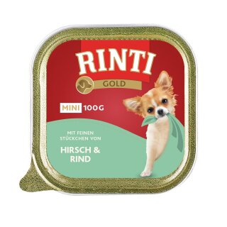 Rinti Gold mini Hirsch & Rind 100 g