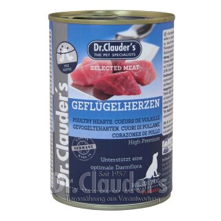 Dr. Clauders Selected Meat Gefl&uuml;gelherzen 400g