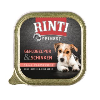 Rinti Feinest Gefl&uuml;gel Pur &amp; Schinken 150g