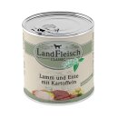 LandFleisch Dog Classic Lamm & Ente & Kartoffeln...