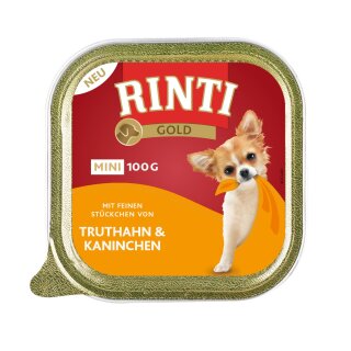 Rinti Gold Mini Truthahn &amp; Kaninchen 100g