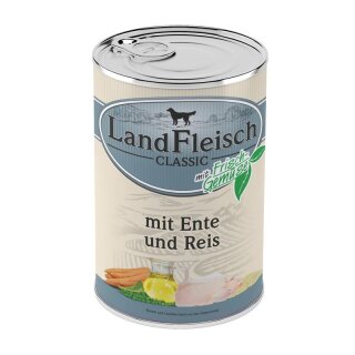 LandFleisch Dog Classic Ente &amp; Reis 400g