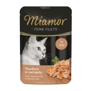 Miamor Feine Filets Thunfisch in Lachsjelly 100 g