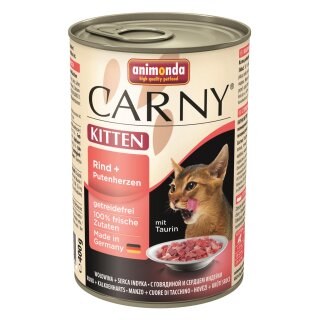 Animonda Carny Kitten Rind & Putenherzen 400 g