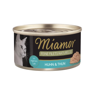 Miamor Feine Filets Naturell Huhn & Thunfisch. 80 g